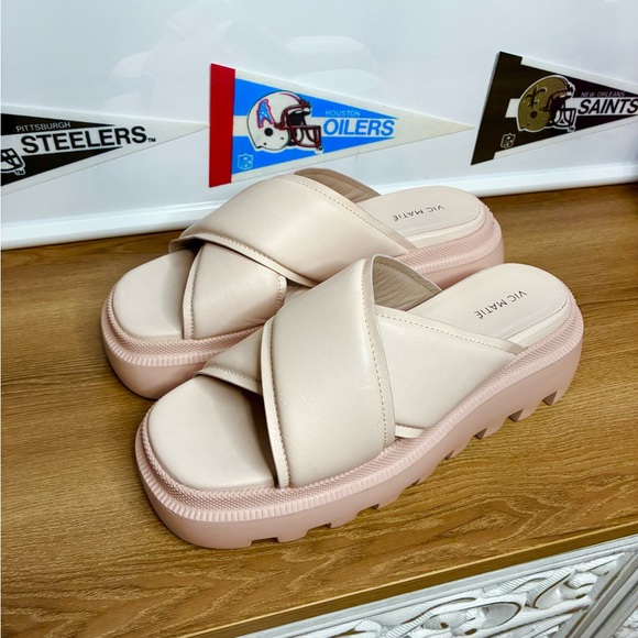 Vic Matie Leather Lug Sole Sandals - Picture 2 of 9